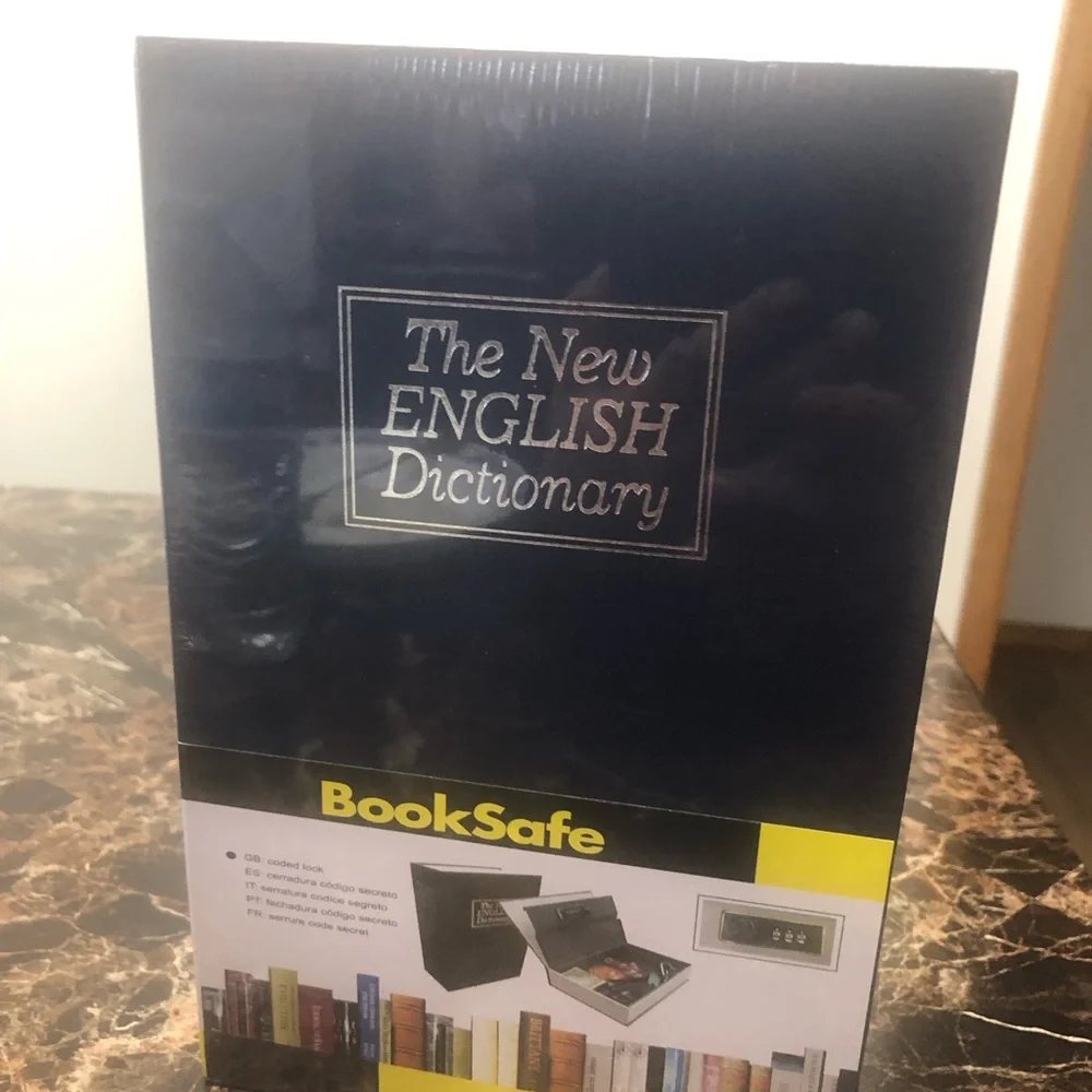 HomeSafe Eterna Blue Book Safe with Password Lock(New)